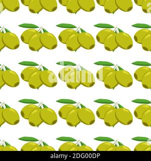 Illustration sur le thème de l'olive italienne à motif lumineux, baie d'huile pour le phoque. Motif de baies composé d'une belle olive italienne, de nombreuses herbes d'huile. Simple Illustration de Vecteur