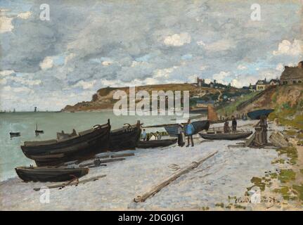 Titre: Sainte-adresse Créateur: Claude Monet Date: 1867 Moyen: Huile sur toile dimension: 57 x 80 cm lieu: National Gallery of Art, Washington Banque D'Images