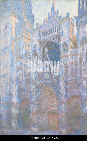 Titre: Cathédrale de Rouen, façade ouest Créateur: Claude Monet Date: 1894 Moyen: Huile sur toile dimension: 100.1 x 65.9 cm lieu: Galerie nationale d'art, Washington Banque D'Images