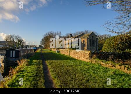 Christ Church Glasson Dock dans le lancashire Banque D'Images