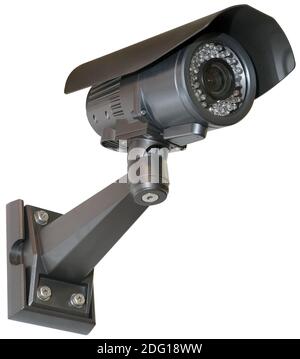 Découpe de caméra de sécurité Banque D'Images
