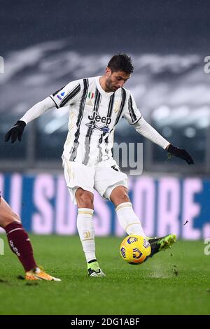 Rodrigo Bentancur Colman (Juventus) lors du match italien « erie A » entre Juventus 2-1 Torino au stade Allianz le 05 décembre 2020 à Turin, en Italie. Credit: Maurizio Borsari/AFLO/Alay Live News Banque D'Images