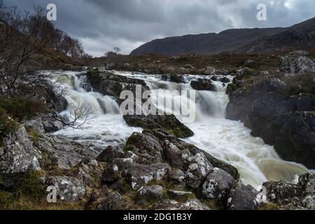 Chutes de Balgy, Wester Ross, Écosse Banque D'Images