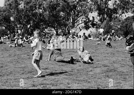 Années 60 Berkeley, émeutes de San Francisco, années 1960 Banque D'Images