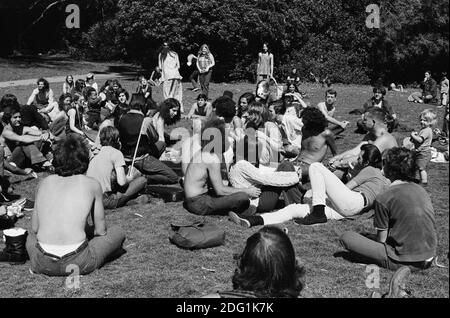 Années 60 Berkeley, émeutes de San Francisco, années 1960 Banque D'Images