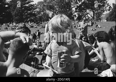 Années 60 Berkeley, émeutes de San Francisco, années 1960 Banque D'Images