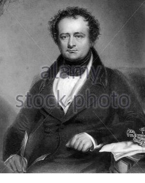 Portrait de Sir Fitzroy Edward Kelly, 1796 – 1880, était un avocat anglais, un politicien et un juge Tory, gravure vintage des années 1800 Banque D'Images