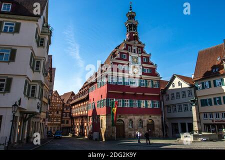 Esslingen am Neckar, Altes Rathaus, Bade-Wurtemberg, Allemagne Banque D'Images