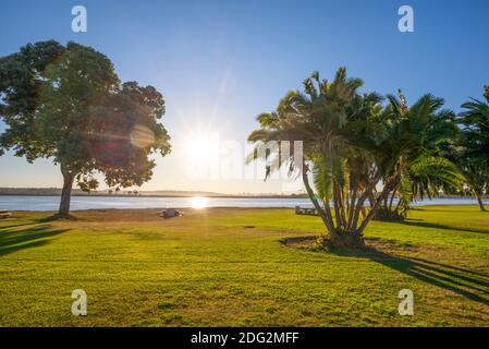 Matin de novembre au parc Mission Bay. San Diego, Californie, États-Unis. Banque D'Images