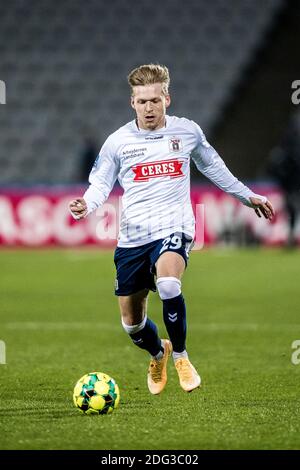 Aarhus, Danemark. 07ème décembre 2020. Bror Blume (29) de l'AGF vu pendant le match 3F Superliga entre Aarhus GF et Broendby IF au parc Ceres à Aarhus. (Crédit photo : Gonzales photo/Alamy Live News Banque D'Images