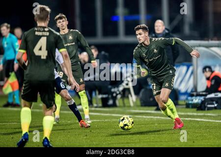 Aarhus, Danemark. 07ème décembre 2020. Andreas Bruus (17) de Broendby SI vu pendant le match 3F Superliga entre Aarhus GF et Broendby IF au parc Ceres à Aarhus. (Crédit photo : Gonzales photo/Alamy Live News Banque D'Images