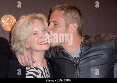 Medi Sadoun, Marie Christine Adam assiste à un photocall lors du 20e Festival du film de l'Alpe d'Huez à l'Alpe d'Huez, France, le 20 janvier 2017. Photo de Julien Reynaud/APS-Medias/ABACAPRESS.COM Banque D'Images