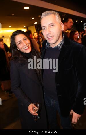 Atmen Kelif et son épouse Cindy Geney assistent à RAID Dingue après une fête organisée par 5 Eyes production (David Koskievic et David Setrouk) tenue aux Bermudes Onion à Paris, en France, le 24 janvier 2017. Photo de Jerome Domine/ABACAPRESS.COM Banque D'Images