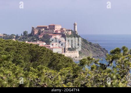 Portoferraio, forte Stella, Star fort, Elba, Italie Banque D'Images