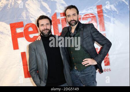 Mikael Fitoussi et Gregory Fitoussi assistent un photocall eurs du 19eme Festival des créations Televisuelles de Luchon a Luchon, France le 04 Fevrier 2017. Photo d'Aurore Marechal/ABACAPRESS.COM Banque D'Images
