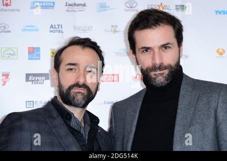 Mikael Fitoussi et Gregory Fitoussi assistent un photocall eurs du 19eme Festival des créations Televisuelles de Luchon a Luchon, France le 04 Fevrier 2017. Photo d'Aurore Marechal/ABACAPRESS.COM Banque D'Images