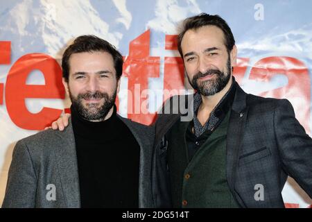 Mikael Fitoussi et Gregory Fitoussi assistent un photocall eurs du 19eme Festival des créations Televisuelles de Luchon a Luchon, France le 04 Fevrier 2017. Photo d'Aurore Marechal/ABACAPRESS.COM Banque D'Images