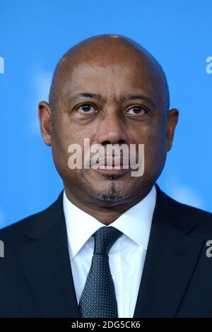 Raoul Peck assiste au Jeune Karl Marx Photocall lors du 67ème Festival International du film de Berlin (Berlinale) à Berlin, Allemagne, le 12 février 2017. Photo d'Aurore Marechal/ABACAPRESS.COM Banque D'Images