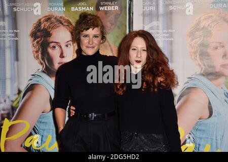 Carla Juri, Roxane Duran participant à la première Paula qui s'est tenue au cinéma UGC les Halles à Paris, France, le 13 février 2017. Photo d'Alban Wyters/ABACAPRESS.COM Banque D'Images