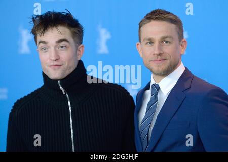 Robert Pattinson et Charlie Hunnam assistent à la Lost City of Z Photocall lors du 67ème Festival International du film de Berlin (Berlinale) à Berlin, Allemagne, le 14 février 2017. Photo d'Aurore Marechal/ABACAPRESS.COM Banque D'Images