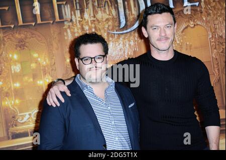 Josh Gad et Luke Evans assistent à la première de Disney la Belle et la Bete à l'hôtel Meurice à Paris, France, le 20 février 2017. Photo d'Aurore Marechal/ABACAPRESS.COM Banque D'Images