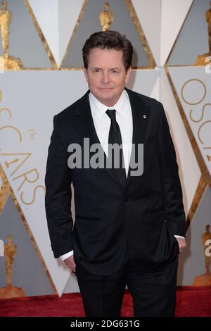 Michael J. Fox arrive pour la 89e cérémonie des Oscars au Dolby Theatre de Los Angeles, CA, USA, le 26 février 2017. Photo de Lionel Hahn/ABACAPRESS.COM Banque D'Images