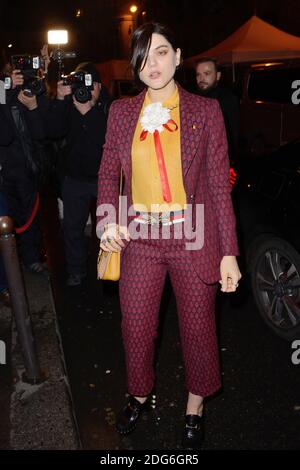 Soko participe au dîner de l'Oréal Paris organisé par Julianne Moore dans le cadre de la semaine de la mode de Paris prêt à porter FallWinter 2017-18 le 05 mars 2017 au Grand Hotel de Paris, France. Photo d'Aurore Marechal/ABACAPRESS.COM Banque D'Images