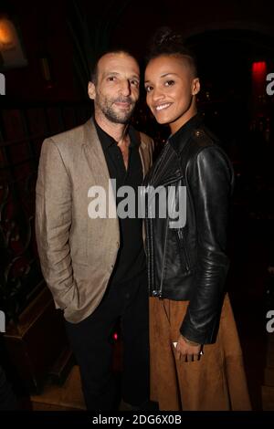 Mathieu Kassovitz et sa femme Aude Legastelois-Bide lors de l'après-spectacle de 'de plus belle' au Buddha Bar, a Paris, France, le 06 mars 2017. Photo de Jerome Domine/ABACAPRESS.COM Banque D'Images