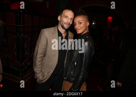 Mathieu Kassovitz et sa femme Aude Legastelois-Bide lors de l'après-spectacle de 'de plus belle' au Buddha Bar, a Paris, France, le 06 mars 2017. Photo de Jerome Domine/ABACAPRESS.COM Banque D'Images