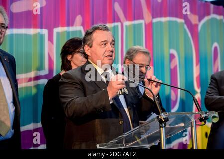 Olivier Ginon, président de GL Events, lors de l'inauguration de la Foire de Lyon le 17 mars 2017 a Eurexpo a Lyon, France. Photo Julien Reynaud/APS-Medias/ABACAPRESS.COM Banque D'Images