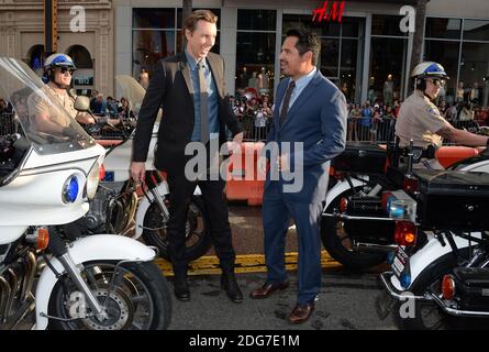 Dax Shepard, Michael Pena assistez à la première de Warner Bros. Pictures Chips au TCL Chinese Theatre le 20 mars 2017 à Los Angeles, CA, Etats-Unis. Photo de Lionel Hahn/ABACAPRESS.COM Banque D'Images