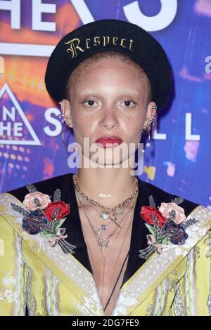 Adwoa Aboah assister au fantôme dans la première de Shell au Grand Rex Cinema à Paris, France, le 21 mars 2017. Photo d'Aurore Marechal/ABACAPRESS.COM Banque D'Images