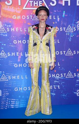 Adwoa Aboah assister au fantôme dans la première de Shell au Grand Rex Cinema à Paris, France, le 21 mars 2017. Photo d'Aurore Marechal/ABACAPRESS.COM Banque D'Images