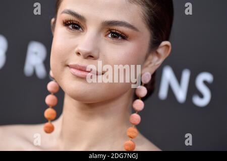 Selena Gomez assiste à la première de Netflixs 13 raisons Pourquoi à Paramount Pictures le 30 mars 2017 à Los Angeles, CA, Etats-Unis. Photo de Lionel Hahn/ABACAPRESS.COM Banque D'Images