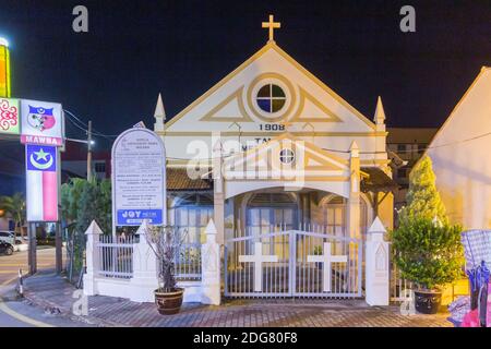 L'église méthodiste tamoule construite en 1908 à Melaka, en Malaisie Banque D'Images