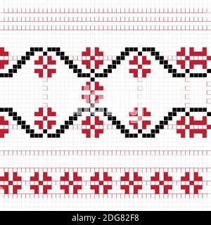 Motif traditionnel roumain Banque D'Images