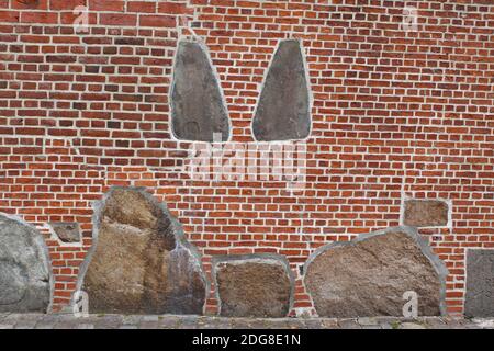Détail de l'église Saint-Severin, Keitum, Allemagne Banque D'Images