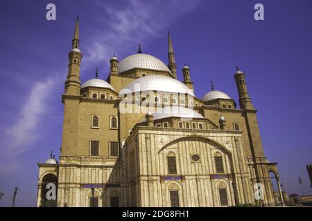 Mosquée de Mohammed Ali, Citadelle, le Caire, Égypte Banque D'Images