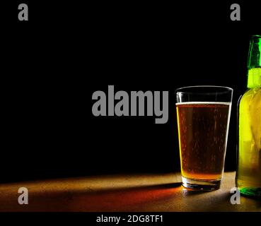 Bière artisanale pinte Banque D'Images