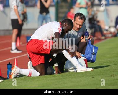 Le joueur portugais de football Bruma de RB Leipzig dans un sympathique Contre FC Grimma le 07/20/2018 Banque D'Images