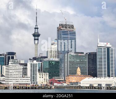 Centre-ville d'Auckland Banque D'Images