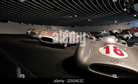 Mercedes-Benz Histoire voitures de course Banque D'Images