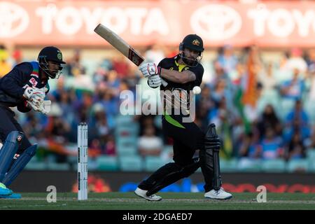 Sydney, Australie. 8 décembre 2020. Matthew Wade d'Australie joue un tir lors du 3e match de la série Dettol ODI T20I entre l'Australie et l'Inde au Sydney Cricket Ground, Sydney, Australie, le 8 décembre 2020. Photo de Peter Dovgan. Utilisation éditoriale uniquement, licence requise pour une utilisation commerciale. Aucune utilisation dans les Paris, les jeux ou les publications d'un seul club/ligue/joueur. Crédit : UK Sports pics Ltd/Alay Live News Banque D'Images