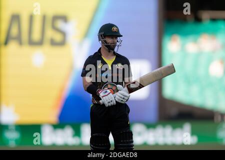 Sydney, Australie. 8 décembre 2020. Matthew Wade, d'Australie, sur le point de battre lors du 3e match de la série Dettol ODI T20I entre l'Australie et l'Inde au Sydney Cricket Ground, Sydney, Australie, le 8 décembre 2020. Photo de Peter Dovgan. Utilisation éditoriale uniquement, licence requise pour une utilisation commerciale. Aucune utilisation dans les Paris, les jeux ou les publications d'un seul club/ligue/joueur. Crédit : UK Sports pics Ltd/Alay Live News Banque D'Images