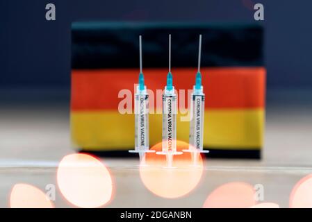 Nuremberg, Allemagne. 06e décembre 2020. Approbation du vaccin en Allemagne. (Image de symbole, image de thème) | utilisation dans le monde crédit : dpa/Alay Live News Banque D'Images