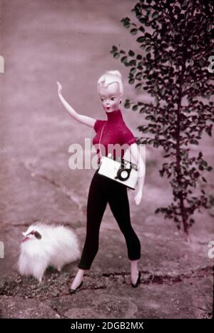 Barbie Doll image publicitaire, 1959 Banque D'Images