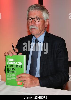 Auteur et ancien politicien Thilo Sarrazin sur 29.04.19 à Magdeburg Banque D'Images