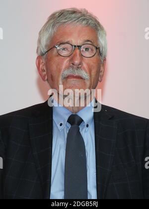 Auteur et ancien politicien Thilo Sarrazin sur 29.04.19 à Magdeburg Banque D'Images