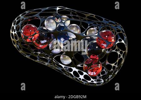 Acide glutamique (acide l-glutamique, Glu, E) acide aminé et molécule de neurotransmetteur. Rendu 3D. Les atomes sont représentés comme des sphères avec le col conventionnel Banque D'Images