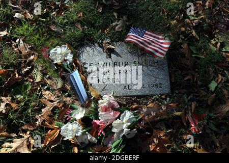 Ancien cimetière East Setauket long Island New York Banque D'Images